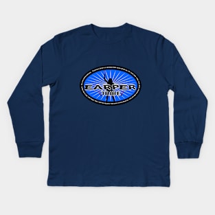 Earper Survivor(blue) Kids Long Sleeve T-Shirt